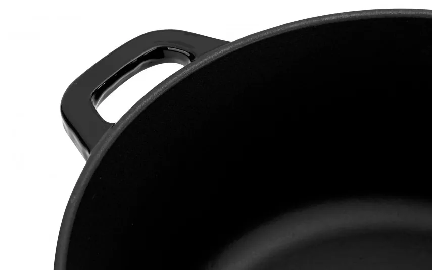 MPLCo Garnek żeliwny z pokrywką emaliowany 3,5 L Hot