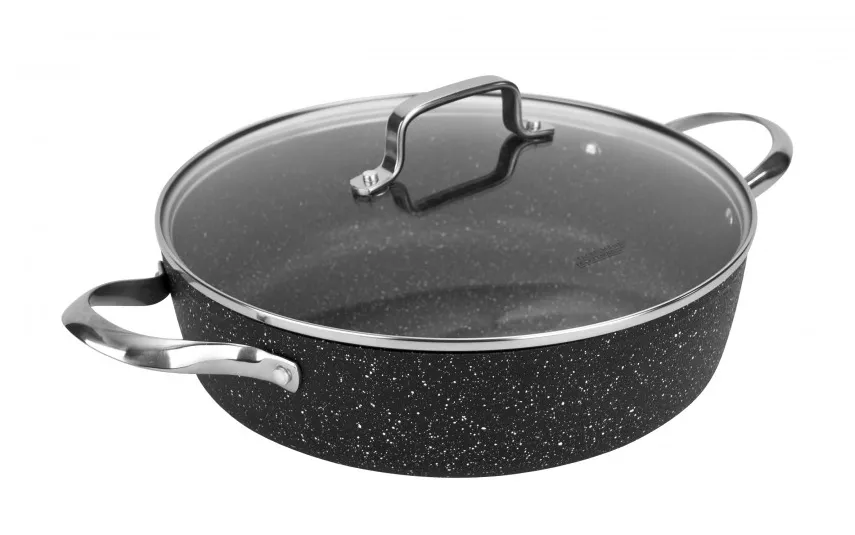Fackelmann Garnek z pokrywką 28 cm na indukcję Alu Crossroad New