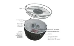 Lotus grill Grill bezdymny Lotus XL czerwony Online
