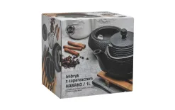 KonigHOFFER Imbryk żeliwny z zapaczarzem 1L Hanako Strip Best