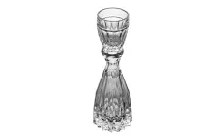 Bohemia Karafka kryształowa 140 ml DAPHNE z kieliszkiem Fashion