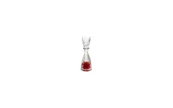 Bohemia Karafka kryształowa 140 ml DAPHNE z kieliszkiem Fashion