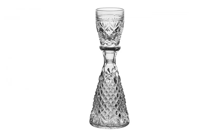 Bohemia Karafka kryształowa 140 ml One Man Bottle 020 Sale