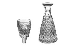 Bohemia Karafka kryształowa 140 ml One Man Bottle 020 Sale