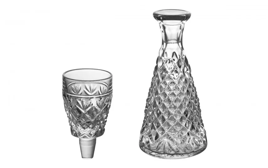 Bohemia Karafka kryształowa 140 ml One Man Bottle 020 Sale