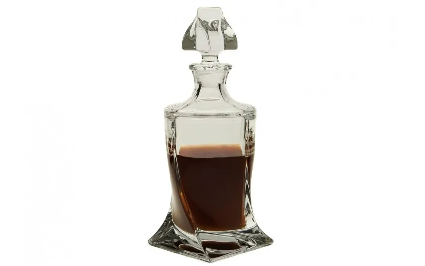 Bohemia Karafka kryształowa Quadro 850ml Outlet