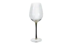 Dekor Pap Kieliszek do wina 400 ml z czarną nóżką TG0590 Discount
