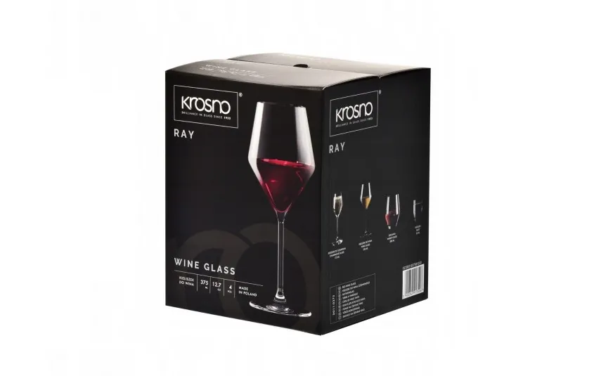Krosno Kieliszek do wina czerwonego 375 ml Ray Online