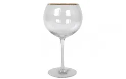 MPLCo Kieliszek koktajlowy 500 ml ryflowany Rim Gold Sale