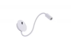 Azzardo Kinkiet regulowany Nogat White AZ2944 Fashion