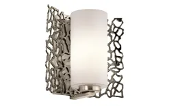 Elstead Lighting Kinkiet Silver Coral 1 Fashion