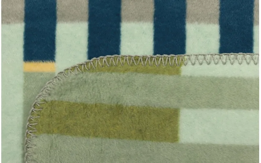 Biederlack Koc bawełniano-akrylowy 150x200 cm Swinging Paisley 774224 Hot