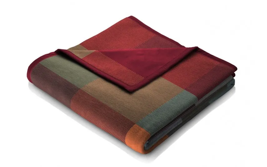 Biederlack Koc bawełniany 150x200 cm Colour Woven Hot