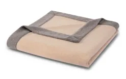 Biederlack Koc wełniany 150x210 cm Prado Sand 787200 Clearance