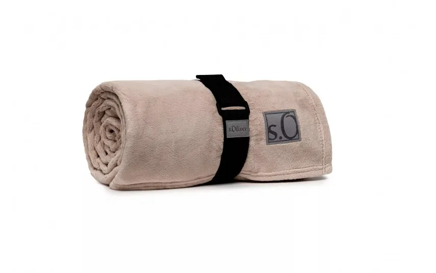 s. Oliver Koc 150x200 Kuschelsoft 3638-320 piaskowy Outlet