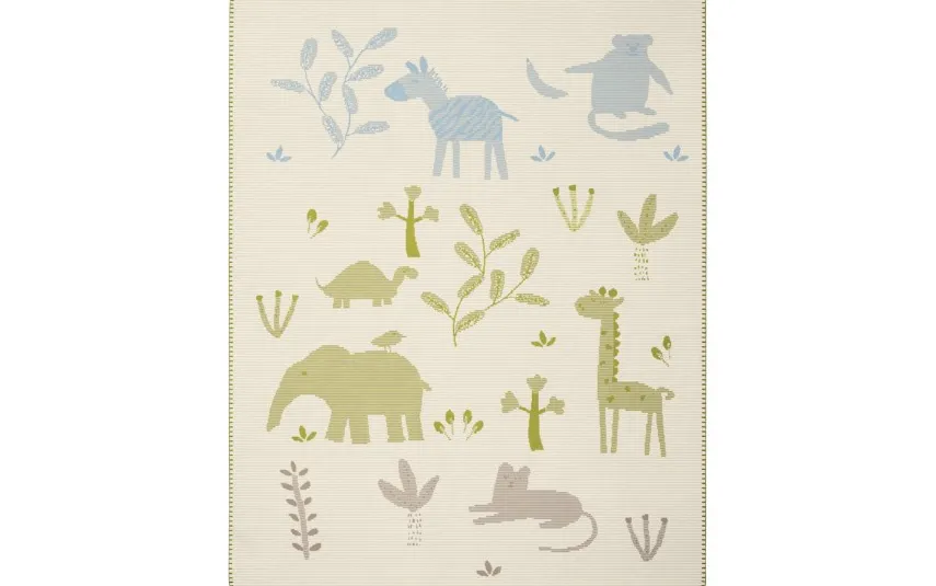 Biederlack Kocyk dziecięcy 75x100 cm Lovely & Sweet SAFARI Online