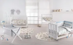 PielsaBABY Kocyk zapinany otulacz 80x90 cm Nana Baby EST szary 6379/91 Outlet