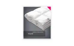 AMZ Kołdra puch gęsi 200x220 cm ROYAL całoroczna Hot