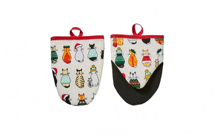 Ulster Weavers Komplet 2 łapek kuchennych Xmas Cats in Waiting 7CCAW022 Fashion