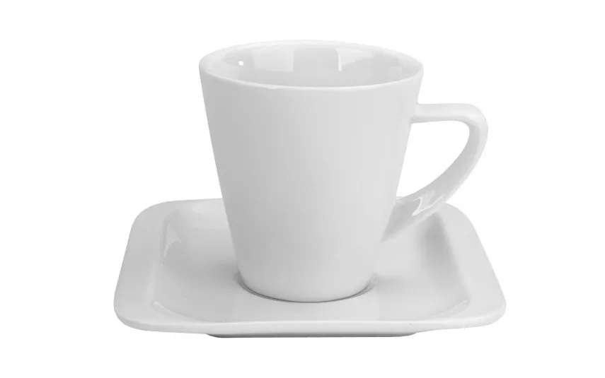 Duo Komplet 6 filiżanek 250 ml + spodki Infinity New