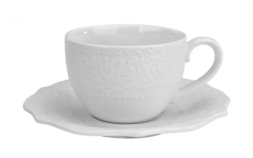 Duo Komplet 6 filiżanek 210 ml + spodki Alice New