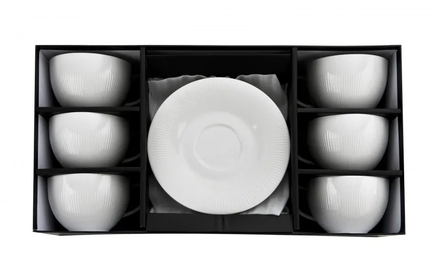 Duo Komplet 6 filiżanek 240 ml + spodki Raphael Discount