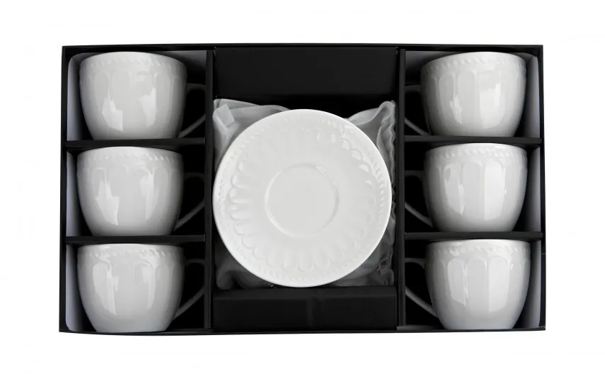 Duo Komplet 6 filiżanek 260 ml + spodki Twilight New