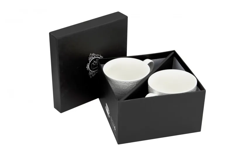 Duo Komplet 2 filiżanek 210 ml + spodki Alice Outlet