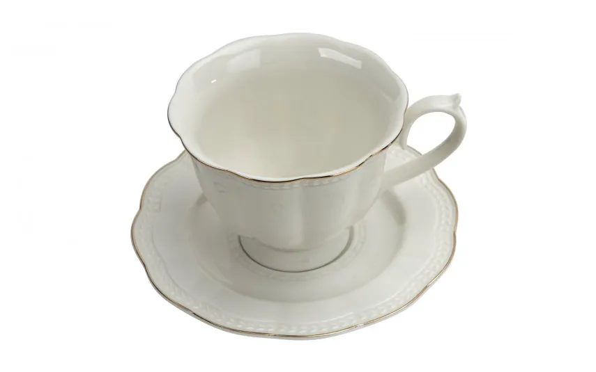 Veroni Komplet 2 filiżanek 250 ml + spodki Anet Hot