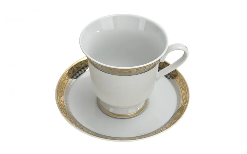 Cmielow dla Witek Home Komplet 6 filiżanek 250 ml + spodki Lorraine G768 New