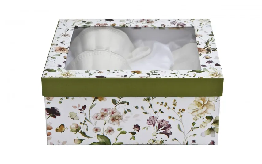Duo Komplet 2 filiżanek 125 ml + spodki Motylki New