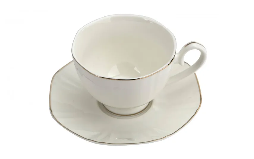 Veroni Komplet 2 filiżanek 260 ml + spodki Vera Outlet
