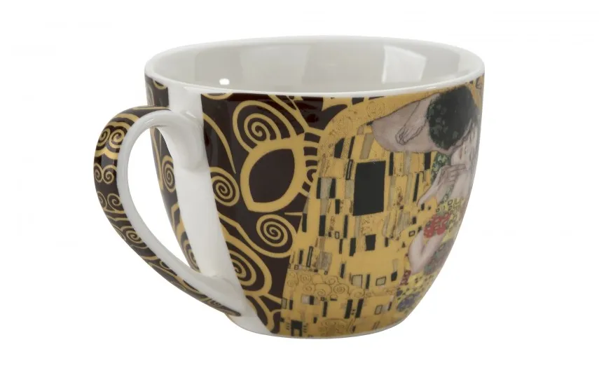 Duo Komplet 6 filiżanek 250 ml + spodki The Kiss Brown Best