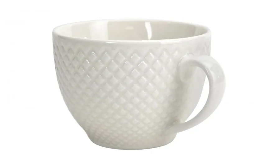 Veroni Komplet 6 filiżanek 250 ml + spodki Mediolan Clearance