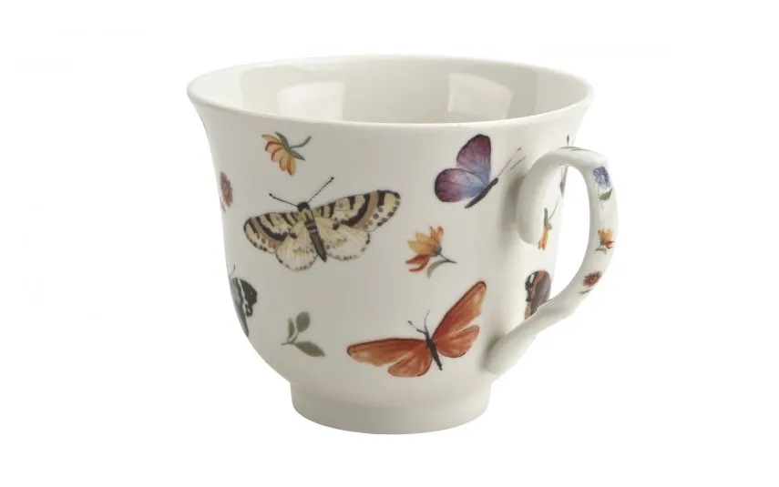 Duo Komplet 6 filiżanek 250 ml + spodek Butterflies Discount