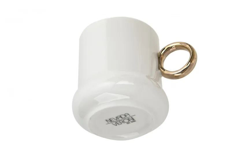 Veroni Komplet 2 filiżanek 100 ml + spodki espresso Nevada Sale