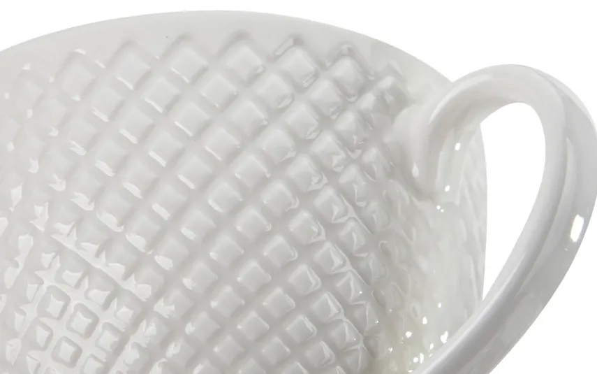Veroni Komplet 6 filiżanek 250 ml + spodki Mediolan Clearance