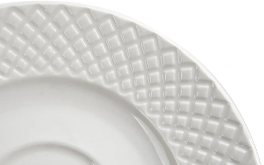 Veroni Komplet 6 filiżanek 250 ml + spodki Mediolan Clearance
