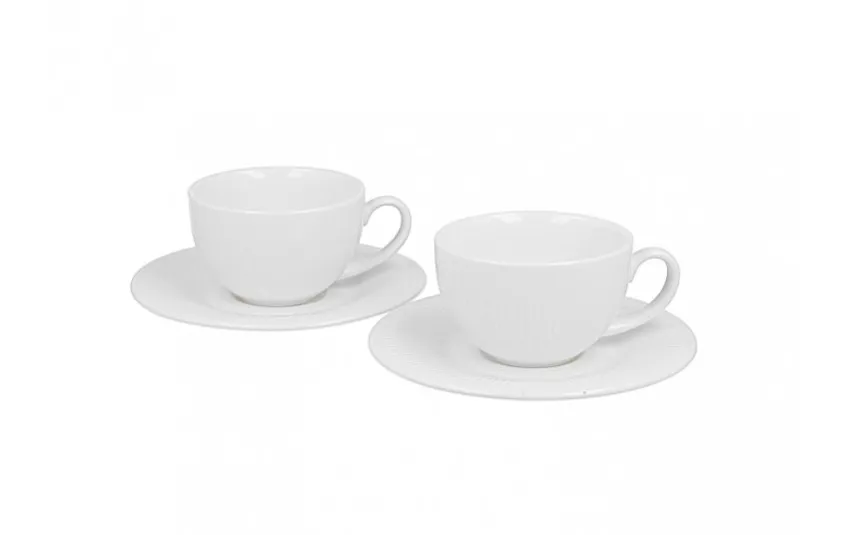 Duo Komplet 2 filiżanek do espresso 100 ml + spodki Raphael Outlet