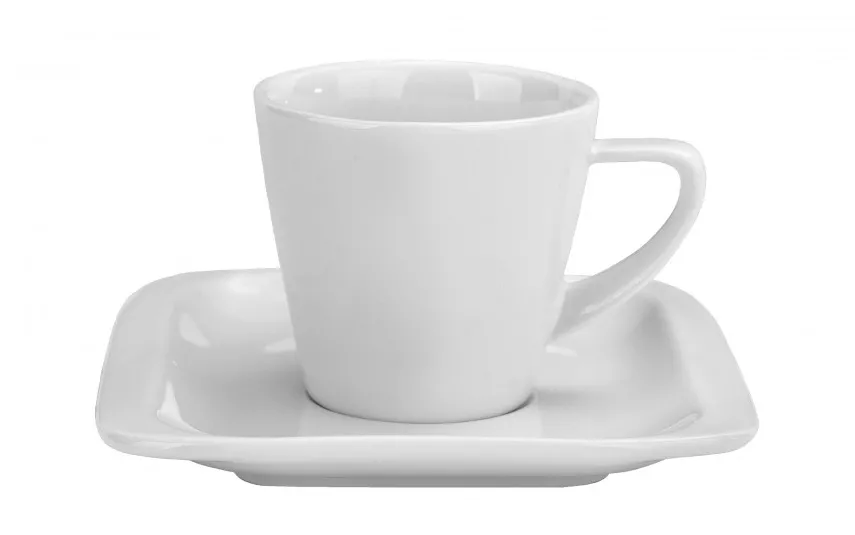 Duo Komplet 2 filiżanek do espresso 80 ml + spodki Infinity Sale