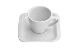 Duo Komplet 2 filiżanek do espresso 80 ml + spodki Infinity Sale