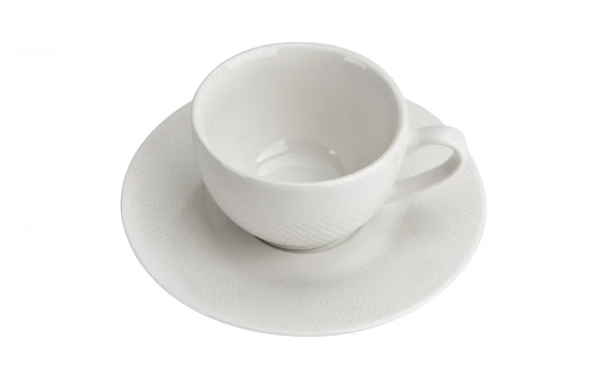 Duo Komplet 2 filiżanek do espresso 50 ml + spodki Diamond Online