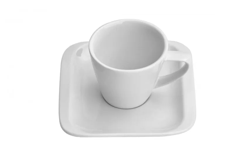Duo Komplet 2 filiżanek do espresso 80 ml + spodki Infinity Sale
