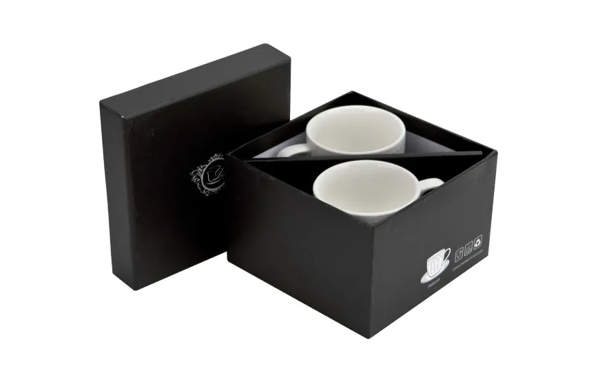 Duo Komplet 2 filiżanek do espresso 115 ml + spodki Twilight Online