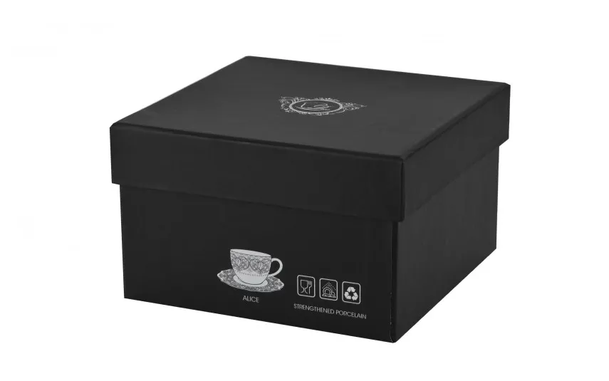 Duo Komplet 2 filiżanek do espresso 75 ml + spodki Alice Clearance