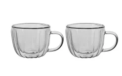 Vialli Design Komplet 2 filiżanek termicznych 250 ml Tulip z podwójną ścianką Online