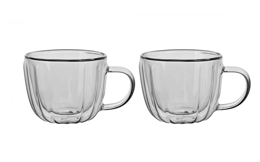 Vialli Design Komplet 2 filiżanek termicznych 250 ml Tulip z podwójną ścianką Online