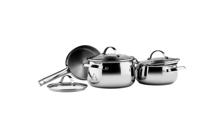 Vinzer Komplet 3 garnków + pokrywki Culinare 50030 Best