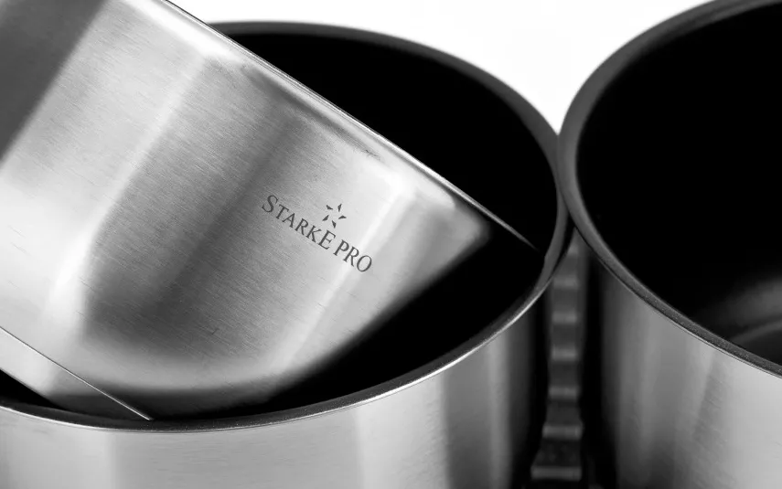 Starke PRO Komplet 3 garnków z odpinaną rączką SUSVID na indukcję Discount