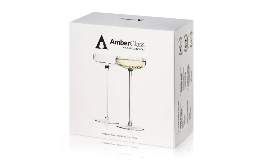 Amber Glass Factory Komplet 2 kieliszków do degustacji koktajli Amber CG100 Outlet